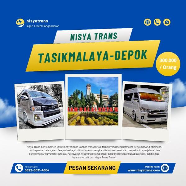 Travel Tasikmalaya - Depok Termurah 